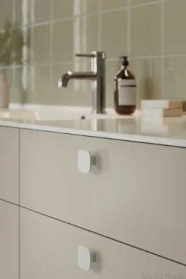 Tabula 40 Keramik Vit Möbelknopp
