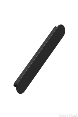 Miro 160 avlångt möbelhandtag, metall, mattsvart