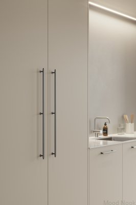 Uchwyt meblowy podłużny Villa Long 640 Gun-metal