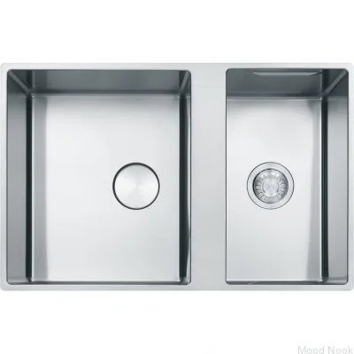 Мойка Box Center BWX 220-41-27 из стали, серебристая, матовая