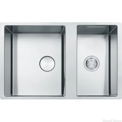 Мойка Box Center BWX 120-41-27 из стали, серебристая, матовая