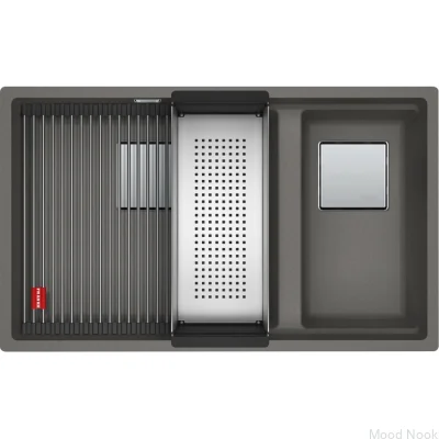 Kanon KNG 160-46-21 Кухонная мойка Fragranite Stone Grey
