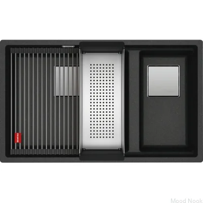 Kanon KNG 160-46-21 Кухонная мойка Fragranite Black