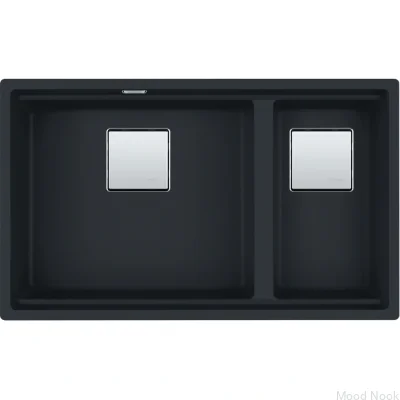 Kanon KNG 160-46-21 Кухонная мойка Fragranite Black Matte