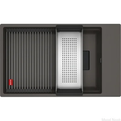 Раковина Kanon KNG 110-62 Fragranite Slate Gray and Black