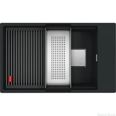 Kanon KNG 110-62 Fragranite Black Matte Kitchen Sink
