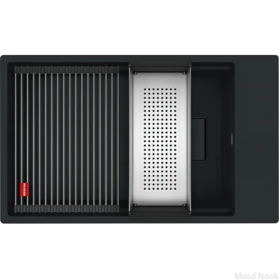 Раковина из фрагранита Kanon KNG 110-62 Matt Black with Black