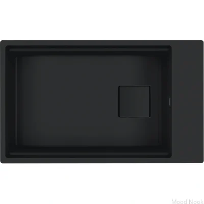 Раковина из фрагранита Kanon KNG 110-62 Matt Black with Black