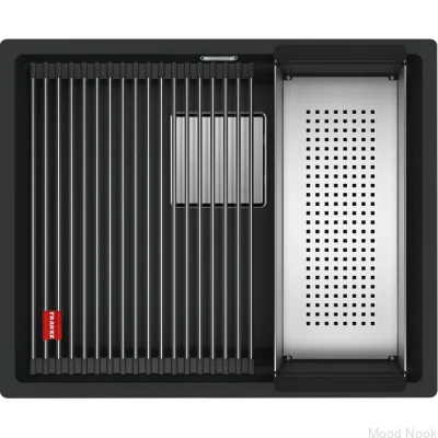 Kanon KNG 110-52 Fragranite Black Matte Kitchen Sink