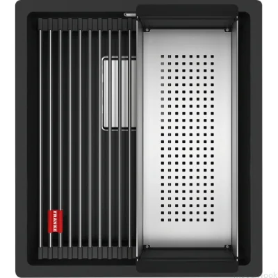 Kanon KNG 110-37 Fragranite Black Matte Kitchen Sink