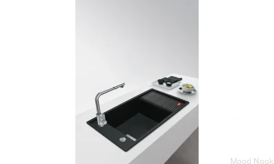 Кухонная мойка Fresno FSG 611-88 Fragranite Black Matte