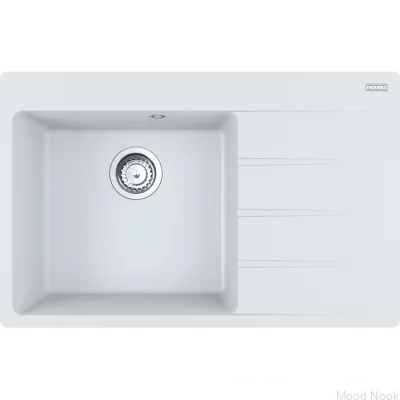 Мойка Centro CNG 611-78, крыло правое, цвет Fragranite White