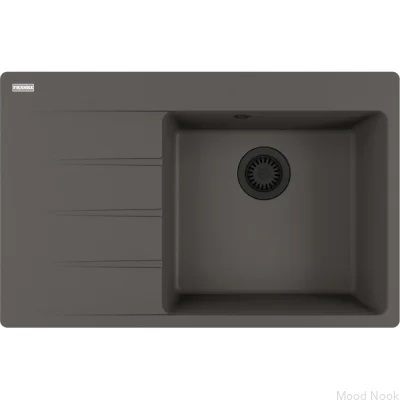 Мойка Centro CNG 611-78, крыло слева, цвет Fragranite Slate Gray и Black