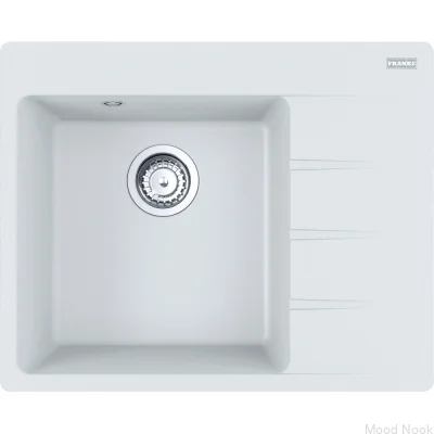 Мойка Centro CNG 611-62, крыло правое, цвет Fragranite White
