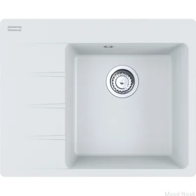 Мойка Centro CNG 611-62, крыло слева, цвет Fragranite White