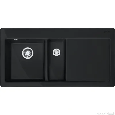 Раковина Mythos MTK 651-100, крыло правостороннее, Fraceram Black