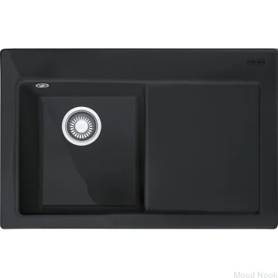 Раковина Mythos MTK 611-78, крыло правостороннее, Fraceram Black