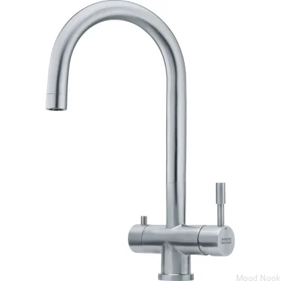 Кухонный кран Eos Clear Water, цвет сталь, серебро