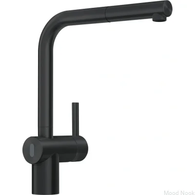 Выдвижной кухонный смеситель Atlas Neo Sensor, сталь, черный, покрытие PVD