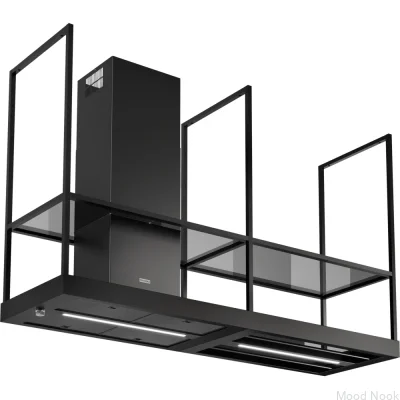 Островная вытяжка Mythos T-shelf FMY F180 Matte Black