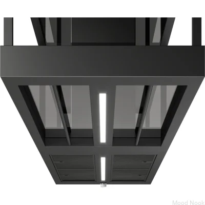 Островная вытяжка Mythos T-shelf FMY F180 Matte Black