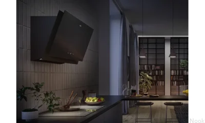 Okap przyścienny Maris Pro FMA 907 Czarne Szkło
