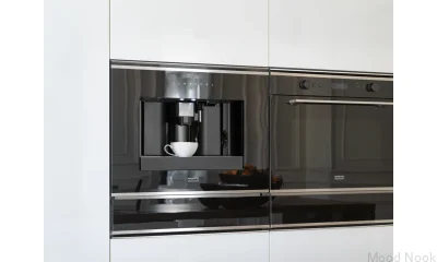 Кофемашина Mythos FMY 45, черная с серебристым