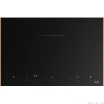 Индукционная варочная панель Mythos FMY 805 K-Link, 5 конфорок, черное стекло с медным покрытием