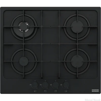 Газовая варочная панель Maris FHMA 604 с 4 конфорками, матово-черная