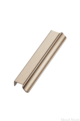 Uchwyt meblowy krawędziowy Volet 160 Aluminiowy Złoty Szczotkowany