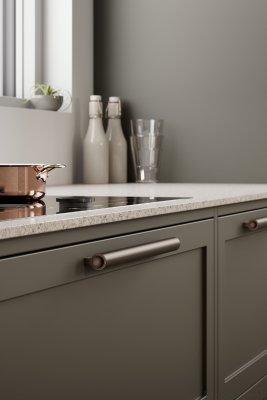 Uchwyt meblowy podłużny Lucente 224 Aluminiowy Brązowy Mat