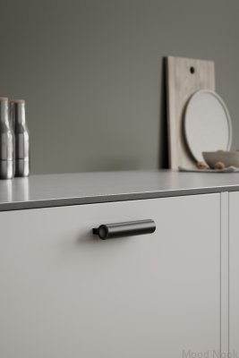 Uchwyt meblowy podłużny Lucente 64 Aluminiowy Czarny Mat