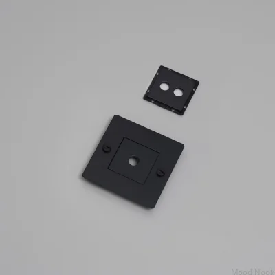 Ram med fyllning utan logotyp Platta 1G Stål Svart Europeisk standard