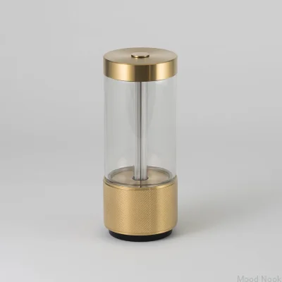 Bärbar takeaway-lampa i mässing