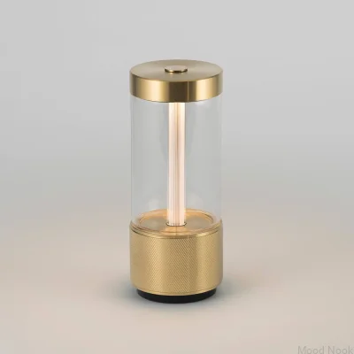 Bärbar takeaway-lampa i mässing