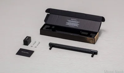 Cross 225 Stål Långt Möbelhandtag Warm Sunset