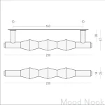 U.24.0--Uchwyt-meblowy-podłużny-Vilde-160-Mosiężny-Szczotkowany-Nielakierowany-Open-and-Hide_MoodNook_6