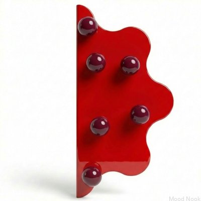 Puxador para móveis Mare 200 Steel Red com bolinhas Mare 200 Steel Red com bolinhas Marrom