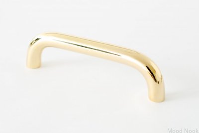 Grip 143 avlångt möbelhandtag, polerad mässing