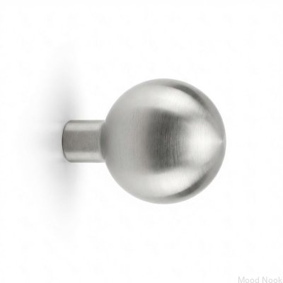 Cabide de parede Bola 30 Aço Prata 