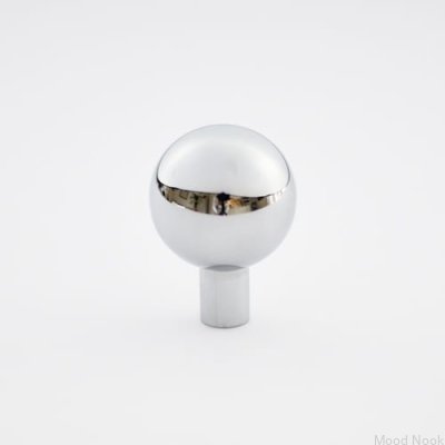 Puxador de móvel Bola 30 Latão Prata Cromado