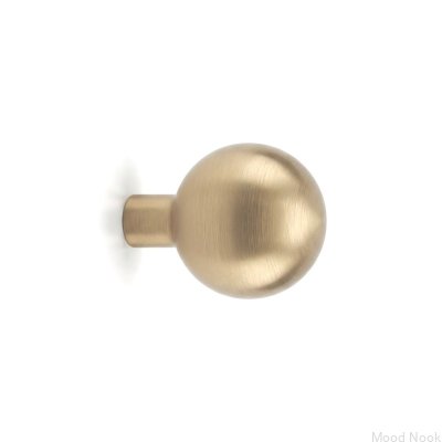 Cabide de parede Bola 20 Latão Sem Verniz