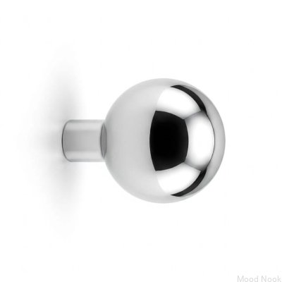 Marbelo S Ball Wall Hanger Latão Níquel Escovado