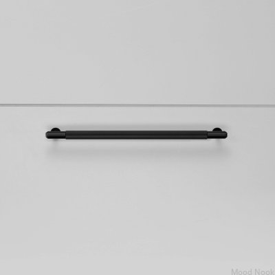 Uchwyt meblowy podłużny Linear 225 Stalowy Czarny
