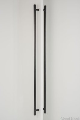 Uchwyt meblowy podłużny dwustronny  Boto Big 1024 Aluminiowy Czarny Szczotkowany