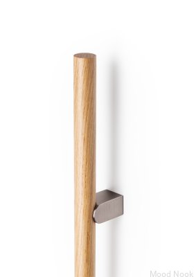 Kumo Wood Big One 448 Holz Walnuss mit gebürstetem silbernen Aluminium
