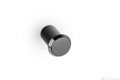 Gałka meblowa Fase 23 Aluminiowa Czarna Tytanowa Polerowana PVD