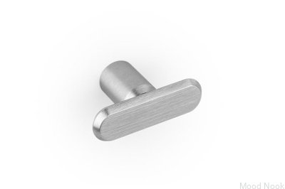 Gałka meblowa T-Bar Fase 52 Aluminiowa Srebrna Szczotkowana