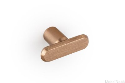 Gałka meblowa T-Bar Fase 52 Aluminiowa Złota Szczotkowana Cava