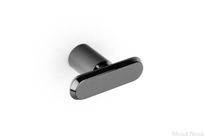 Gałka meblowa T-Bar Fase 52 Aluminiowa Czarna Tytanowa Polerowana PVD